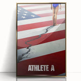 2020s Vintage Movie Poster – Athlete A Retro Film Art