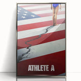 2020s Vintage Movie Poster – Athlete A Retro Film Art