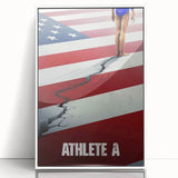 2020s Vintage Movie Poster – Athlete A Retro Film Art