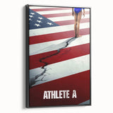 2020s Vintage Movie Poster – Athlete A Retro Film Art