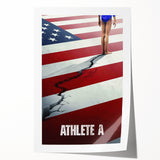 2020s Vintage Movie Poster – Athlete A Retro Film Art