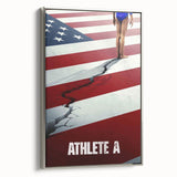 2020s Vintage Movie Poster – Athlete A Retro Film Art