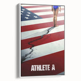 2020s Vintage Movie Poster – Athlete A Retro Film Art