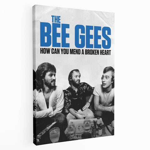 The Bee Gees Vintage 2020s Poster – Retro Music Film Wall Art Print