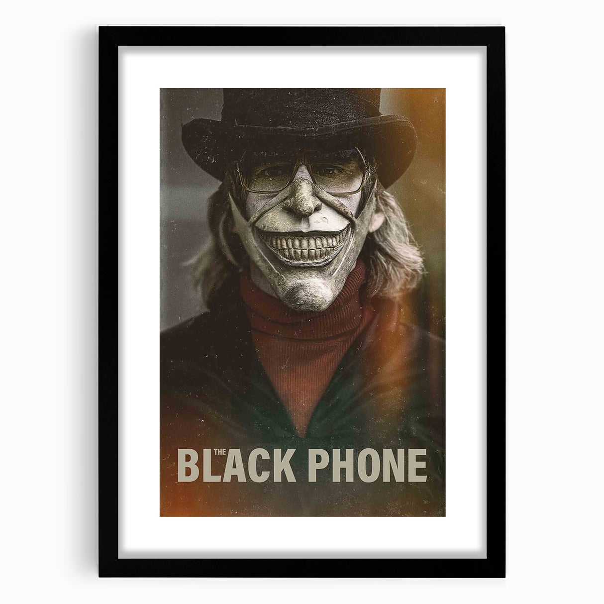 The Black Phone Vintage Horror Movie Poster – Retro Scary Wall Art Print