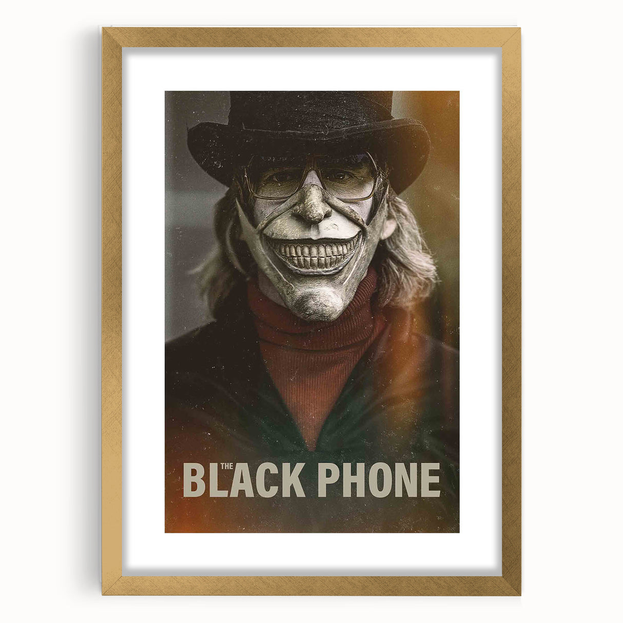 The Black Phone Vintage Horror Movie Poster – Retro Scary Wall Art Print