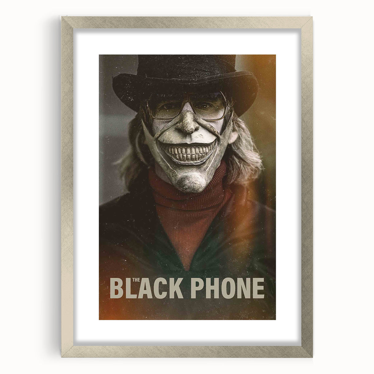The Black Phone Vintage Horror Movie Poster – Retro Scary Wall Art Print