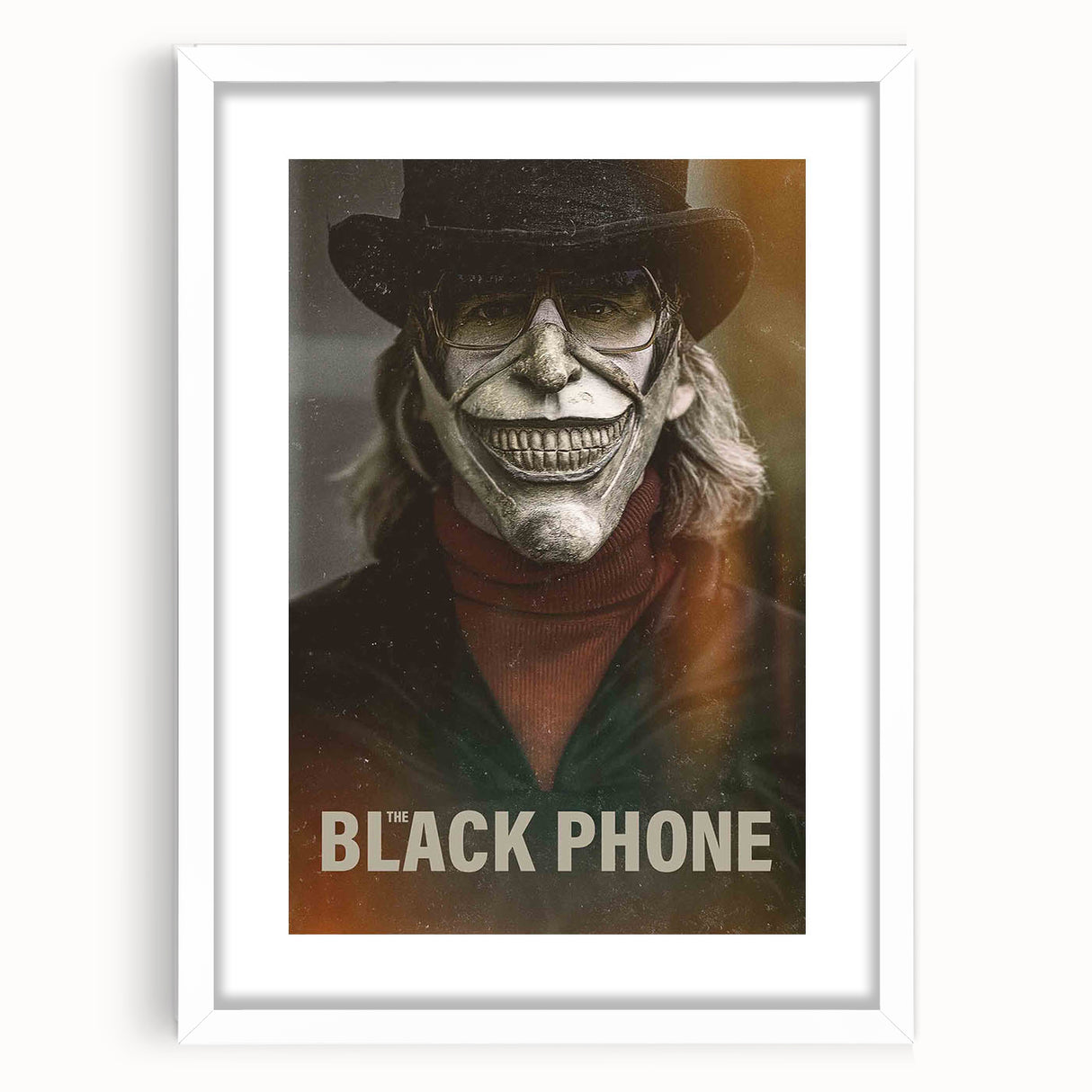 The Black Phone Vintage Horror Movie Poster – Retro Scary Wall Art Print