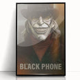 The Black Phone Vintage Horror Movie Poster – Retro Scary Wall Art Print