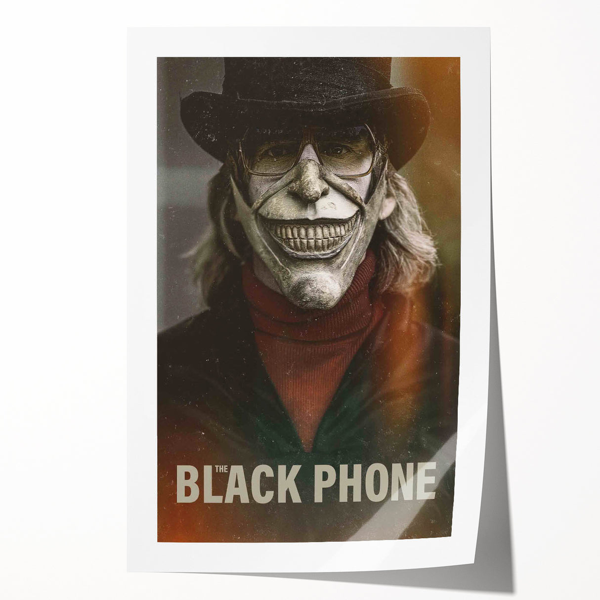 The Black Phone Vintage Horror Movie Poster – Retro Scary Wall Art Print