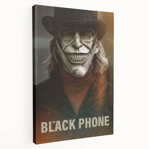 The Black Phone Vintage Horror Movie Poster – Retro Scary Wall Art Print