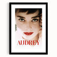 2020s Vintage Movie Poster – Audrey Retro Film Art
