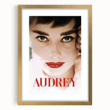 2020s Vintage Movie Poster – Audrey Retro Film Art