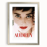 2020s Vintage Movie Poster – Audrey Retro Film Art