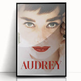2020s Vintage Movie Poster – Audrey Retro Film Art