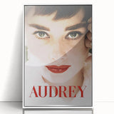 2020s Vintage Movie Poster – Audrey Retro Film Art