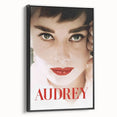 2020s Vintage Movie Poster – Audrey Retro Film Art