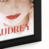 2020s Vintage Movie Poster – Audrey Retro Film Art