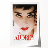 2020s Vintage Movie Poster – Audrey Retro Film Art