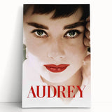 2020s Vintage Movie Poster – Audrey Retro Film Art