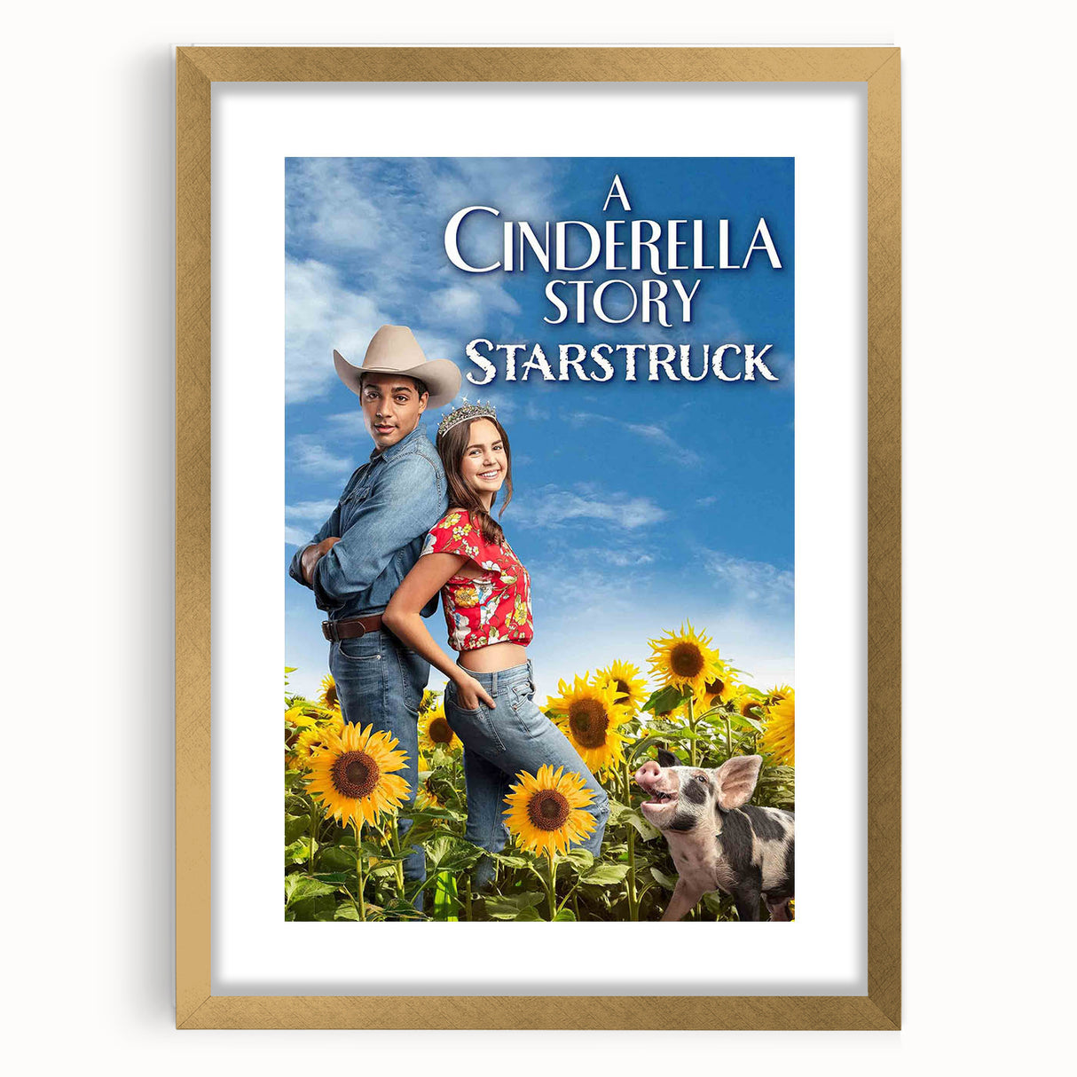 2020s Vintage Movie Poster – A Cinderella Story Starstruck Art