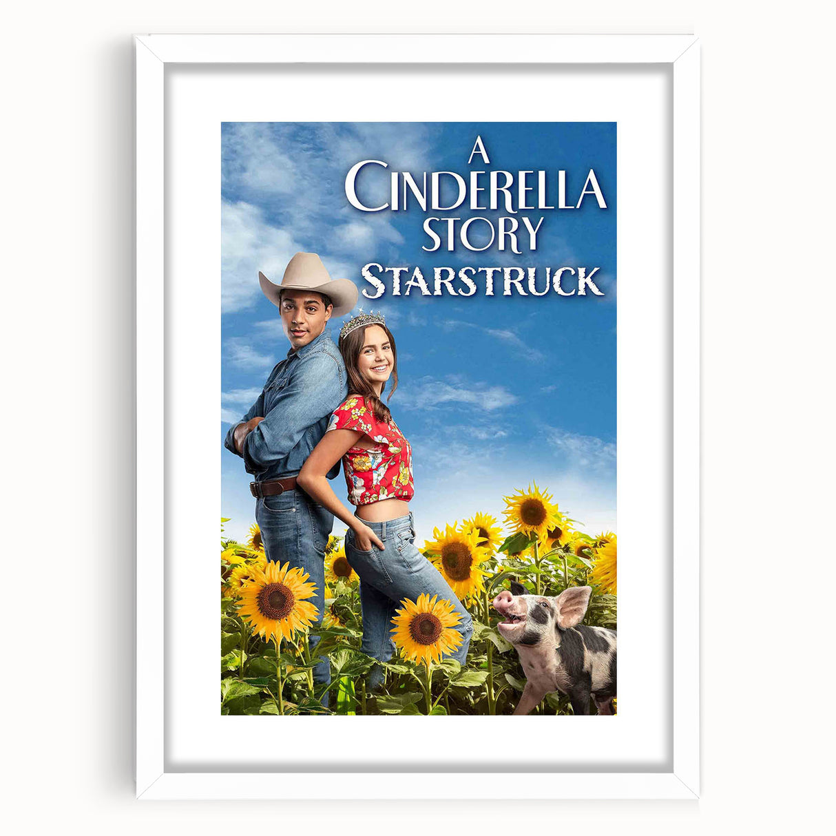 2020s Vintage Movie Poster – A Cinderella Story Starstruck Art