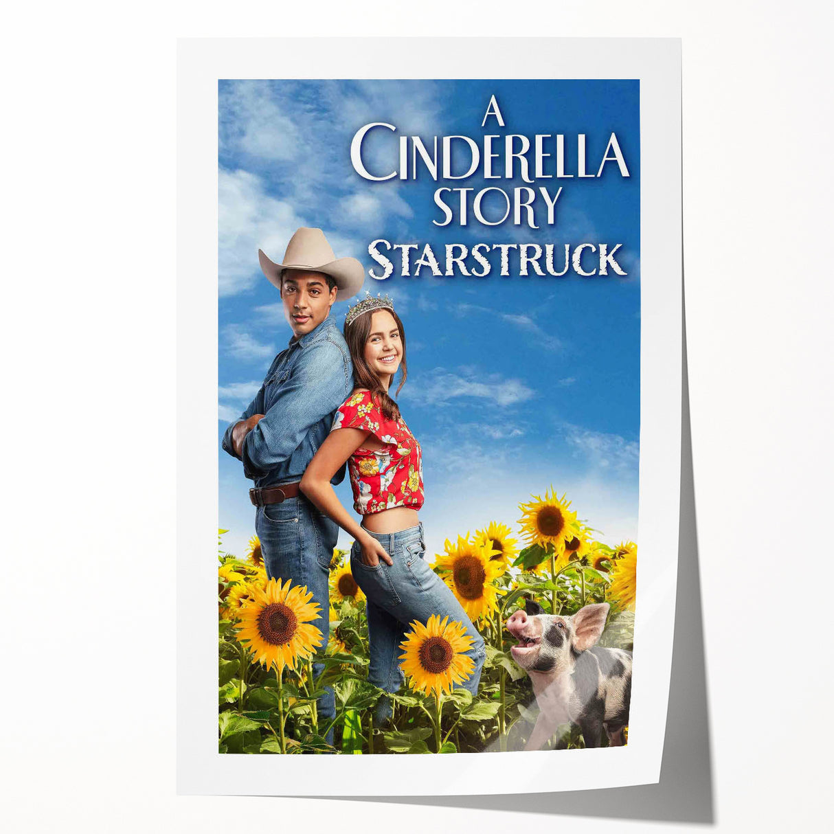 2020s Vintage Movie Poster – A Cinderella Story Starstruck Art
