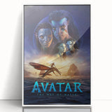2020s Vintage Movie Poster – Avatar: The Way of Water Retro Film Art
