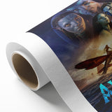 2020s Vintage Movie Poster – Avatar: The Way of Water Retro Film Art