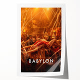 2020s Vintage Movie Poster – Babylon Retro Film Art