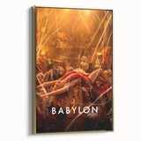 2020s Vintage Movie Poster – Babylon Retro Film Art