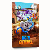 2020s Vintage Movie Poster – Back to the Outback Retro Film Art