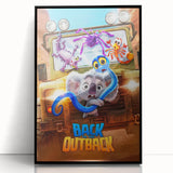 2020s Vintage Movie Poster – Back to the Outback Retro Film Art