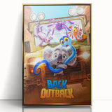 2020s Vintage Movie Poster – Back to the Outback Retro Film Art