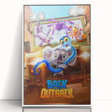2020s Vintage Movie Poster – Back to the Outback Retro Film Art