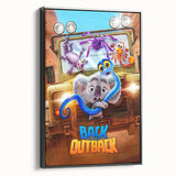 2020s Vintage Movie Poster – Back to the Outback Retro Film Art