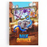 2020s Vintage Movie Poster – Back to the Outback Retro Film Art