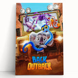 2020s Vintage Movie Poster – Back to the Outback Retro Film Art