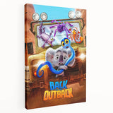 2020s Vintage Movie Poster – Back to the Outback Retro Film Art