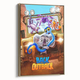 2020s Vintage Movie Poster – Back to the Outback Retro Film Art