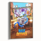 2020s Vintage Movie Poster – Back to the Outback Retro Film Art