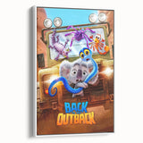 2020s Vintage Movie Poster – Back to the Outback Retro Film Art