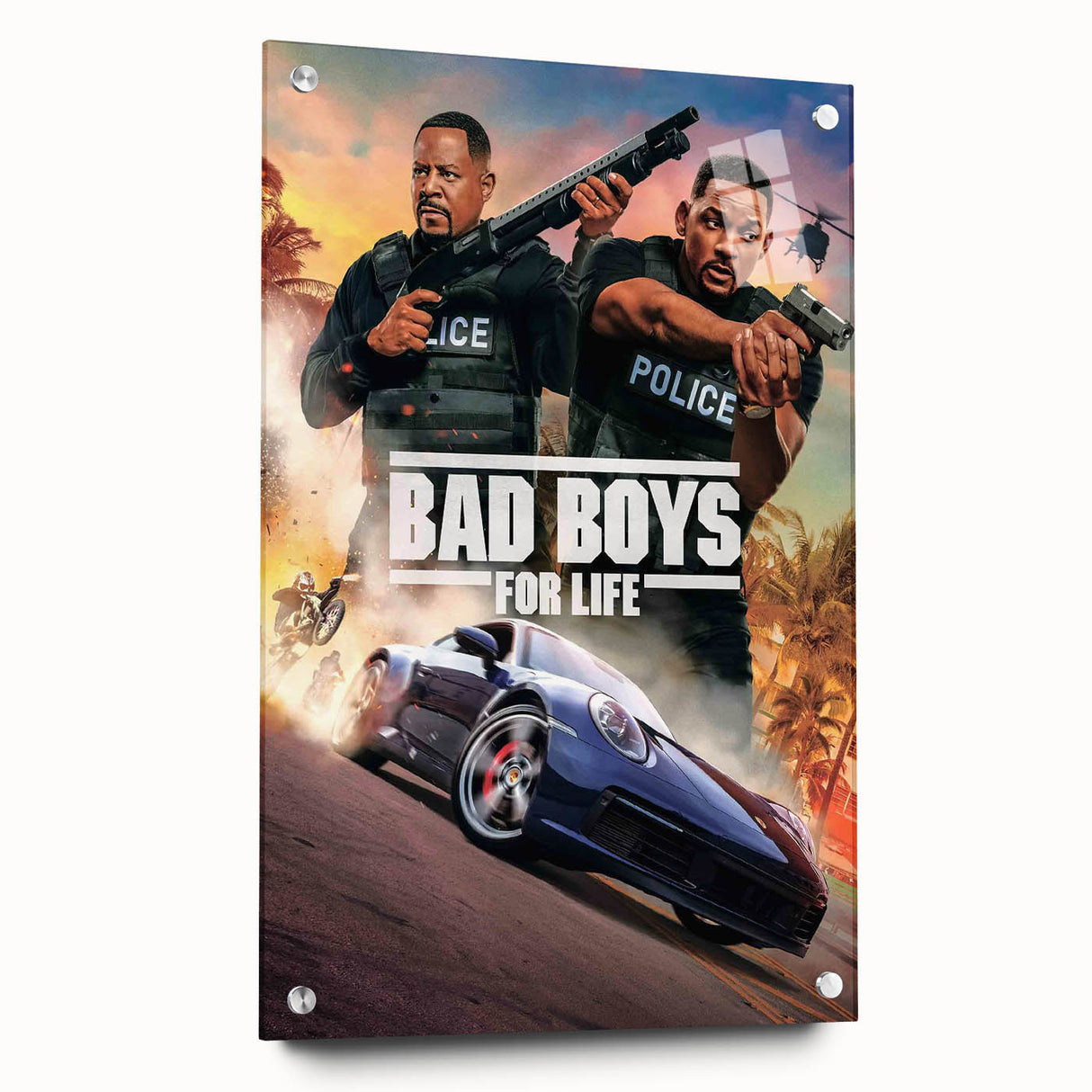2020s Vintage Movie Poster - Bad Boys for Life Retro Film Art Print