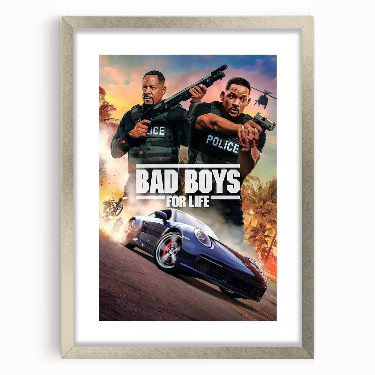 2020s Vintage Movie Poster - Bad Boys for Life Retro Film Art Print