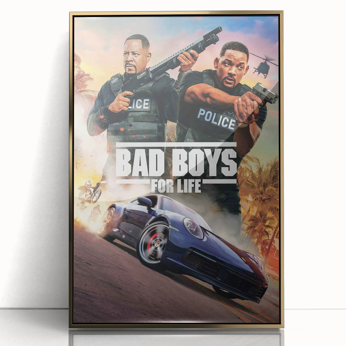 2020s Vintage Movie Poster - Bad Boys for Life Retro Film Art Print