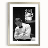 2020s Vintage Movie Poster - Being James Bond Retro Film Art
