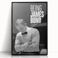 2020s Vintage Movie Poster - Being James Bond Retro Film Art