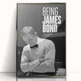 2020s Vintage Movie Poster - Being James Bond Retro Film Art