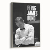 2020s Vintage Movie Poster - Being James Bond Retro Film Art