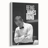 2020s Vintage Movie Poster - Being James Bond Retro Film Art